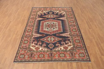 Geometric Wool Viss Living Room Area Rug 6x9