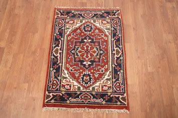 Geometric Heriz Serapi Foyer Rug 2x3