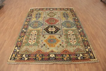 Geometric Kazak Living Room Area Rug 8x10