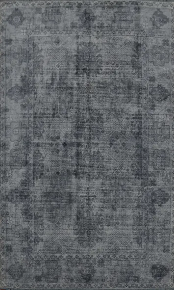 Handmade Distressed Area Rug 5x8