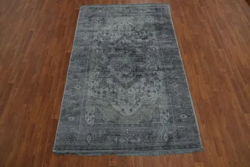 Geometric Oushak Oriental Area Rug 5x8