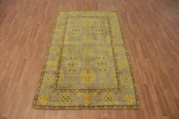 Handmade Oushak Indian Area Rug 5x8