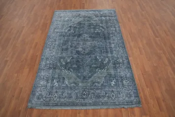 Handmade Oushak Indian Area Rug 5x8