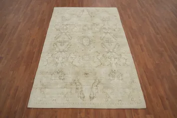 Handmade Oushak Indian Area Rug 5x8