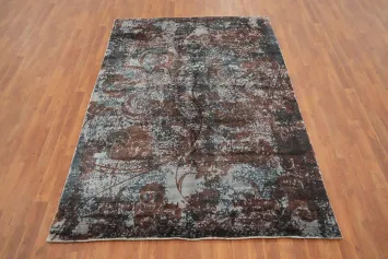 Modern Abstract Handmade Area Rug 5x8