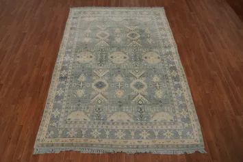 Geometric Oushak Oriental Area Rug 6x8