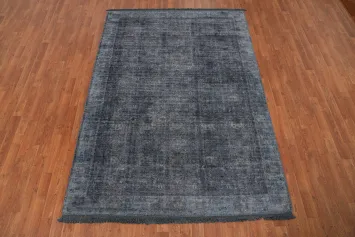 Handmade Distressed Area Rug 6x8