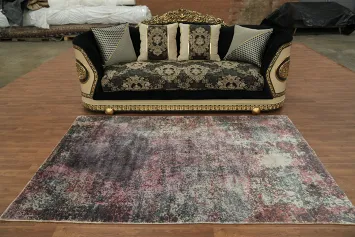 All-Over Modern Abstract Room Size Area Rug 5x8