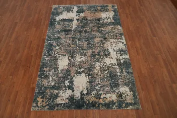 Handmade Modern Abstract Room Size Area Rug 5x8