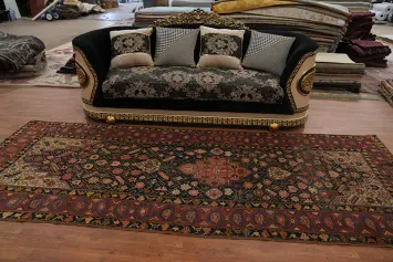 Pre-1900 Antique Kazak Vegetable Dye Runner Rug 4x12