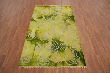 Handmade Modern Abstract Area Rug 5x8