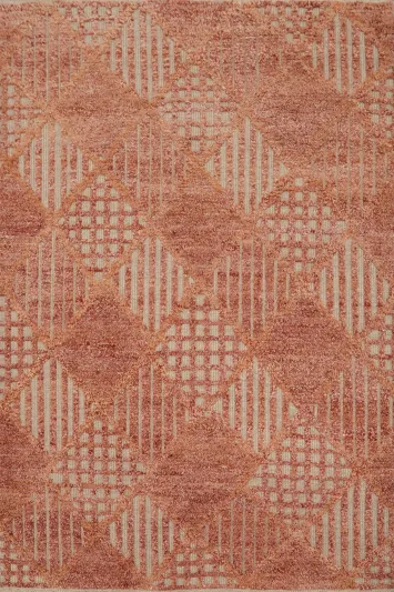 Trellis Wool Moroccan Oriental Rug 5x7