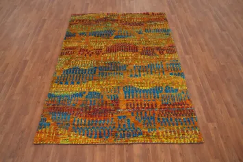 Modern Abstract Living Room Area Rug 5x8