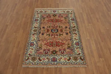 Handmade Oushak Oriental Rug 4x6