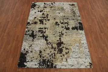 Modern Abstract Living Room Area Rug 6x8