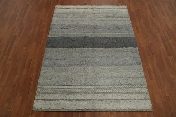 Handmade Moroccan Room Size Area Rug 5x8