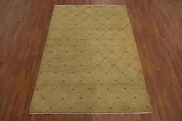 All-Over Trellis Moroccan Living Room Area Rug 5x8