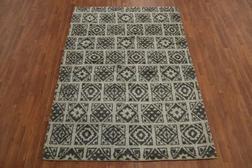 All-Over Geometric Moroccan Room Size Area Rug 5x8