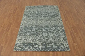 Handmade Moroccan Living Room Area Rug 5x8