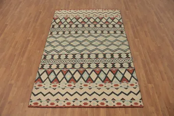 Geometric Gabbeh Living Room Area Rug 5x8