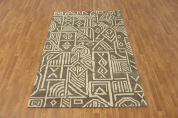 Geometric Moroccan Room Size Area Rug 5x8