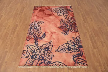 Handmade Modern Oriental Area Rug 5x8
