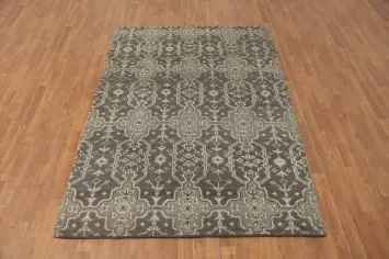 All-Over Geometric Moroccan Room Size Area Rug 5x8