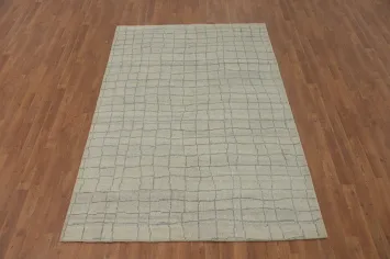 All-Over Modern Living Room Area Rug 5x8