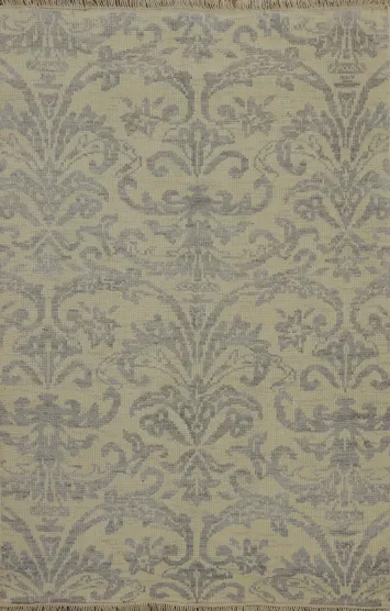 Handmade Art Deco Living Room Rug 5x7