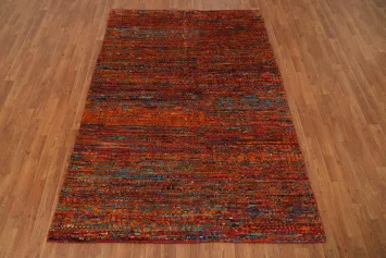 Handmade Modern Abstract Oriental Rug 5x7