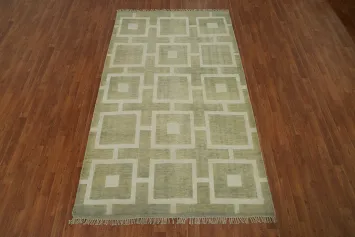 Geometric Modern Oriental Area Rug 5x8