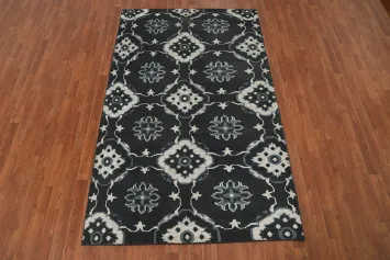 Modern Gabbeh Oriental Area Rug 5x8