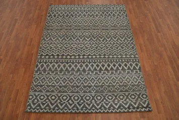 Geometric Moroccan Room Size Area Rug 6x8
