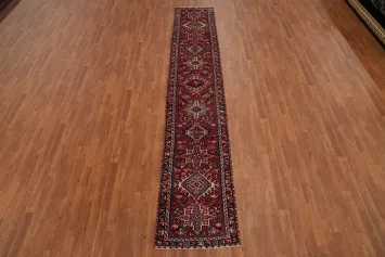 Long Narrow Gharajeh Persian Runner Rug 2x12