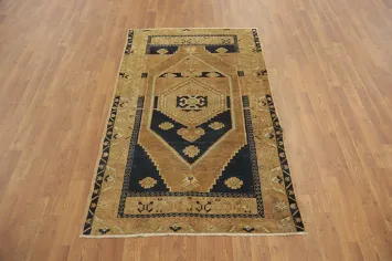 Vegetable Dye Antique Anatolian Turkish Rug 4x6