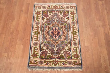 Geometric Heriz Serapi Accent Rug 2x3