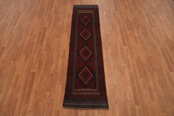 Handmade Wool Balouch Afghan Runner Rug 2x7