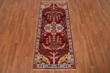 Geometric Heriz Serapi Oriental Rug 3x6