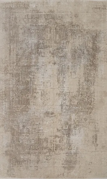 Distressed Look Abstract Area Rug 6x9