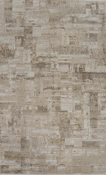 Distressed Look Abstract Area Rug 6x9