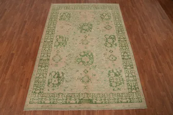 Vegetable Dye Oushak Living Room Area Rug 6x9