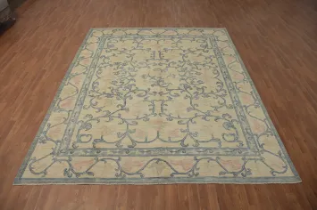 Vegetable Dye Art Deco Living Room Area Rug 8x10