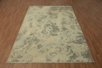 Vegetable Dye Abstract Living Room Area Rug 7x10