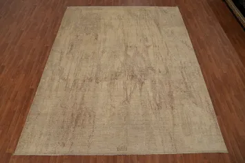 Vegetable Dye Abstract Living Room Area Rug 9x11