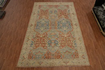 Vegetable Dye Oushak Oriental Large Rug 10x16