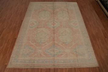 Vegetable Dye Oushak Room Size Area Rug 9x12
