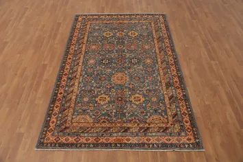 Vegetable Dye Ziegler Room Size Area Rug 5x8