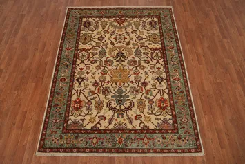 Vegetable Dye Ziegler Room Size Rug 5x7