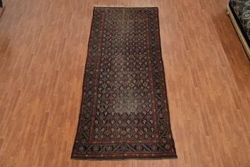 Antique Vegetable Dye Heriz Serapi Persian Area Rug 5x13