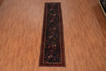 Antique Vegetable Dye Bakhtiari Persian Runner Rug 3x13